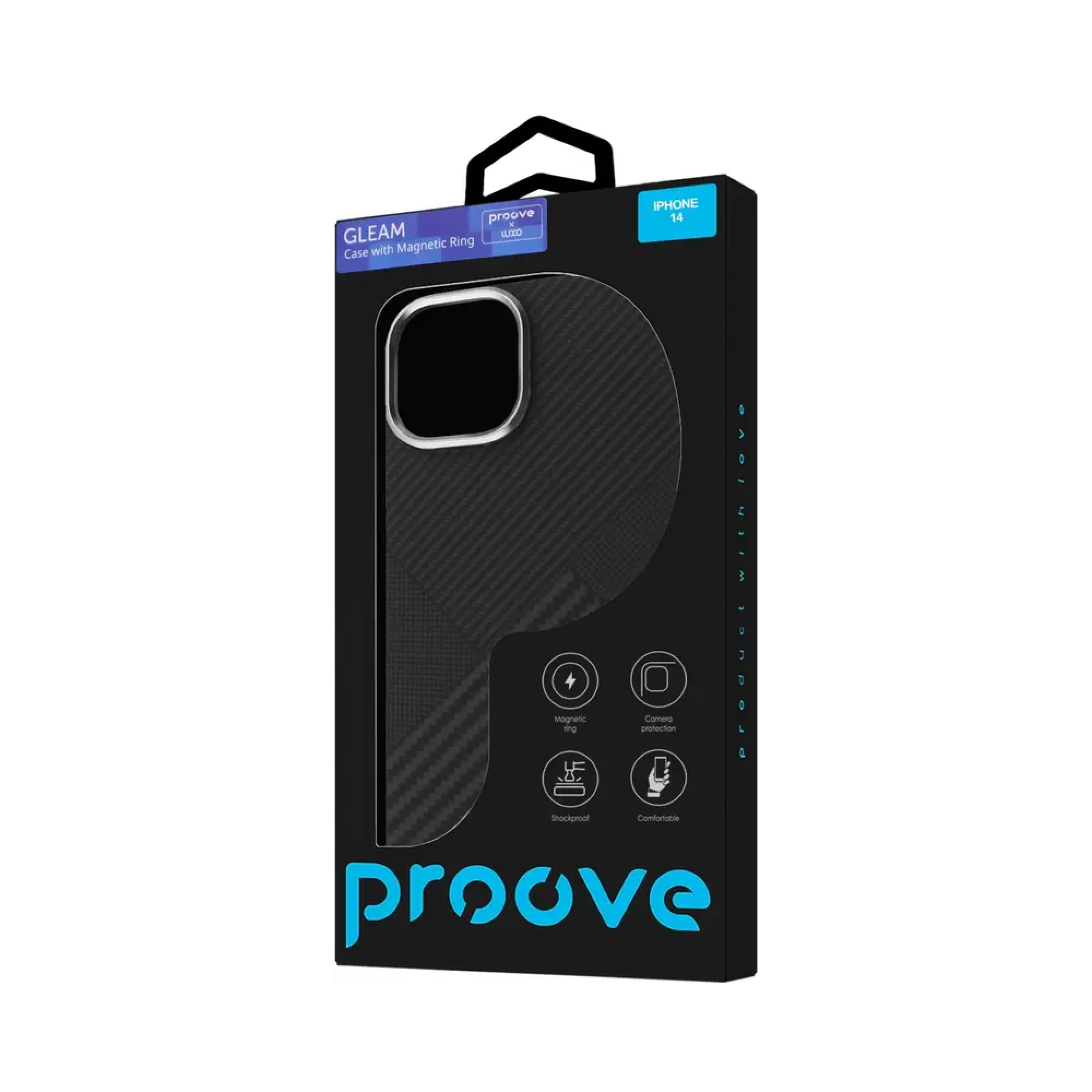 Чехол Proove Gleam Case with Magnetic Ring iPhone 14 (graphite)